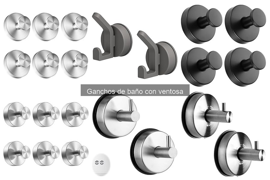 Ganchos de baño con ventosa: impacto en la decoración