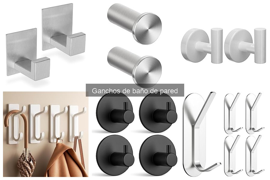Ganchos de baño de pared ecológicos: opciones sostenibles