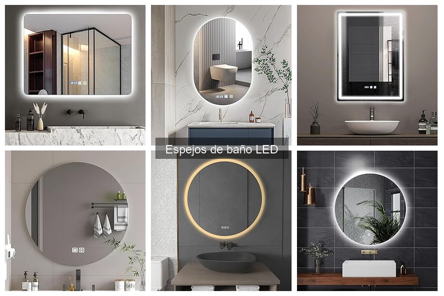 Guía de compra de espejos de baño LED: características y precios