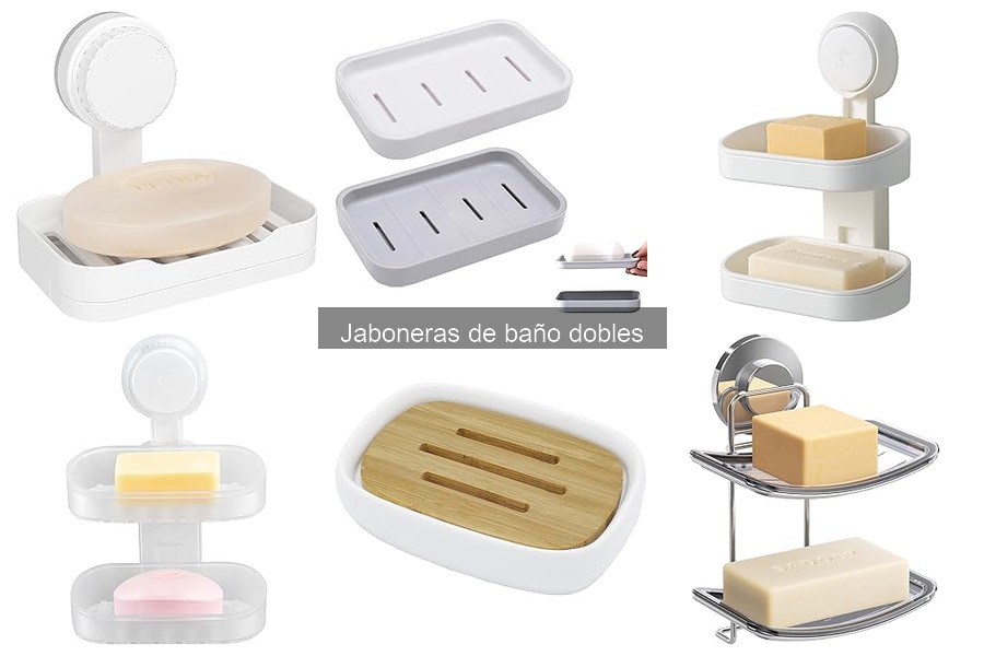 Guía de compra de jaboneras de baño dobles eficientes