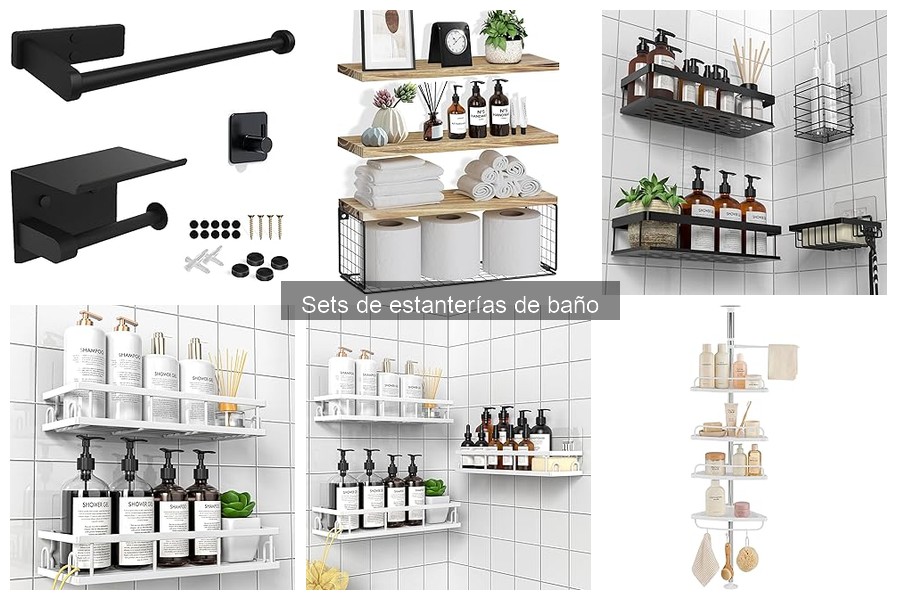 Guía de compra de sets de estanterías de baño para tu hogar