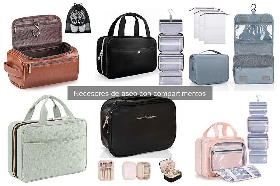 Guía de compra: Neceseres de aseo con compartimentos