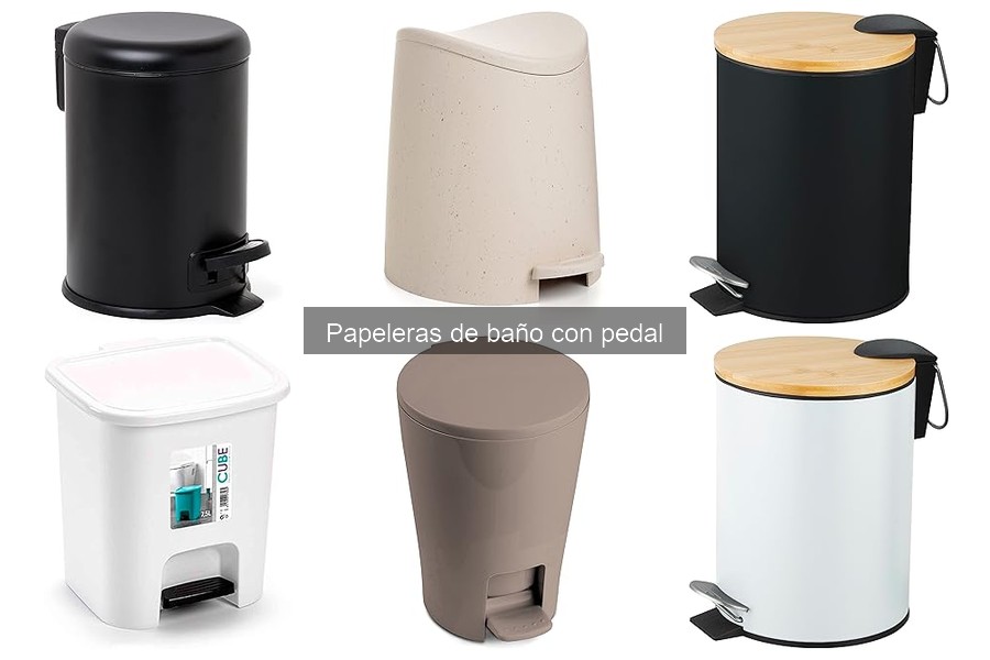 Guía de compra: Papeleras de baño con pedal ideales