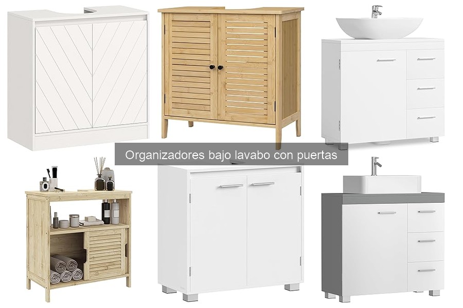 Guía de compra para organizadores bajo lavabo con puertas