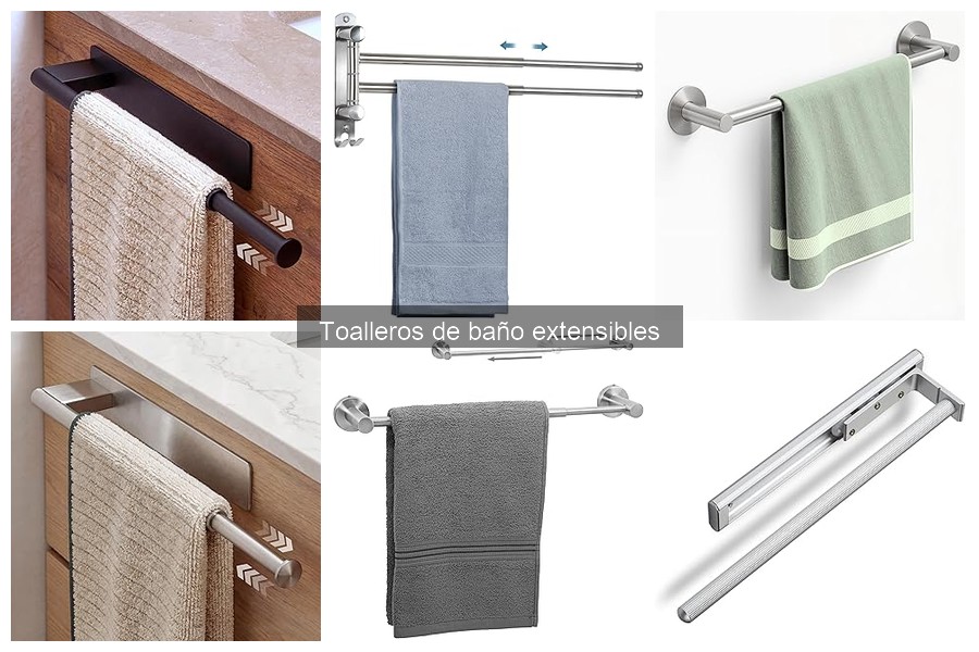 Guía de compra: toalleros de baño extensibles para tu hogar