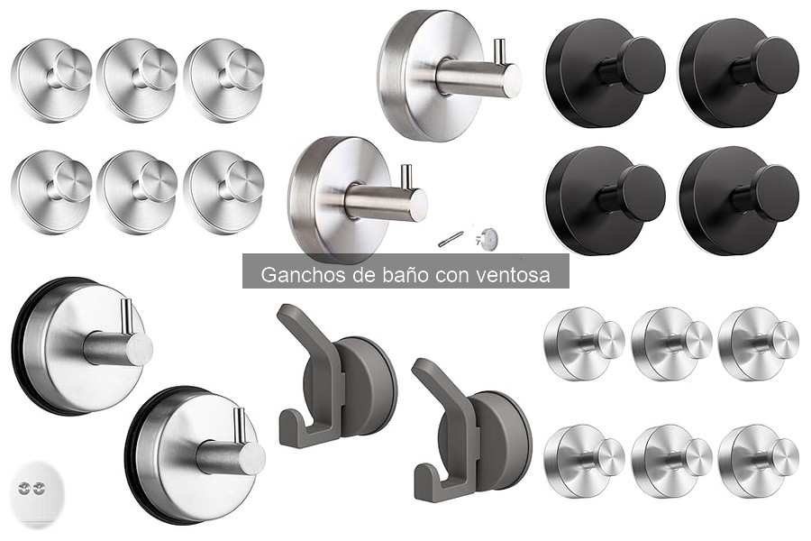 Guía de estilos de ganchos de baño con ventosa