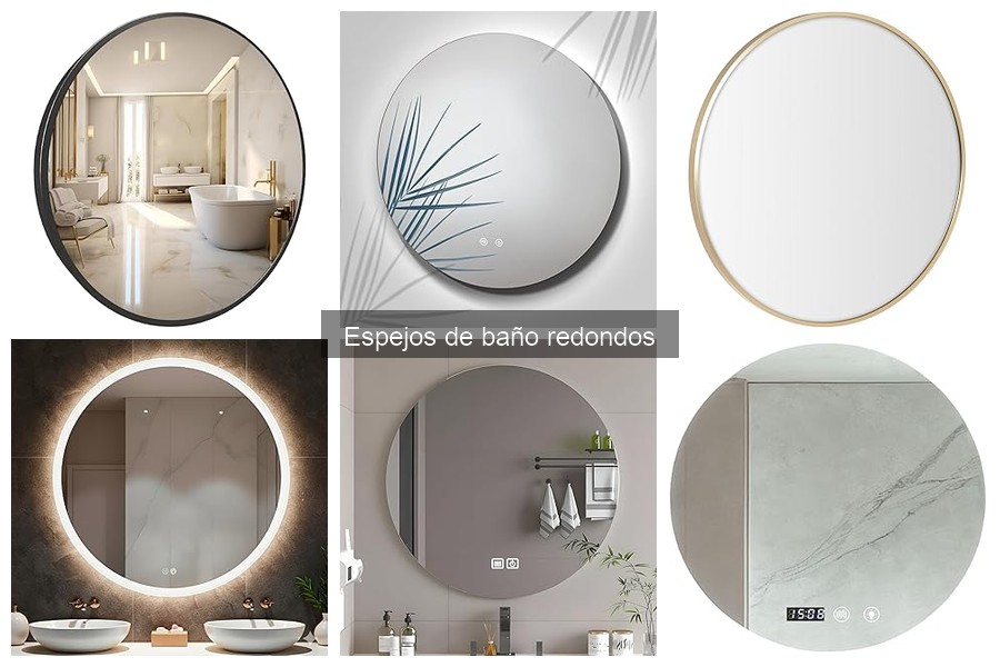 Guía de instalación de espejos de baño redondos