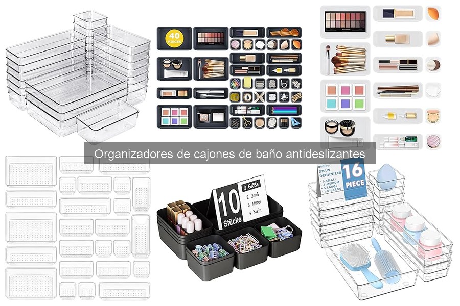 Guía de instalación de organizadores de cajones antideslizantes