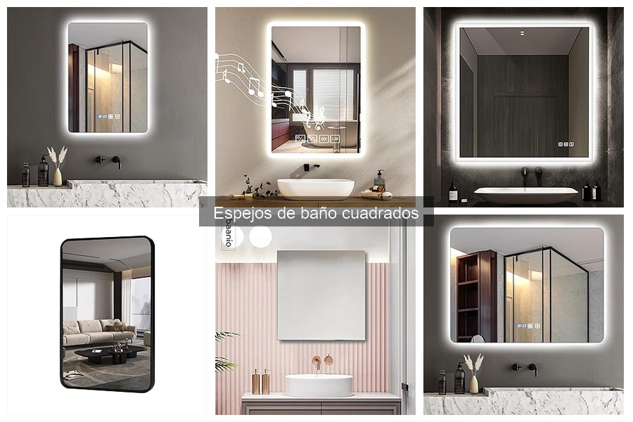 Guía para Elegir el Espejo de Baño Cuadrado Ideal