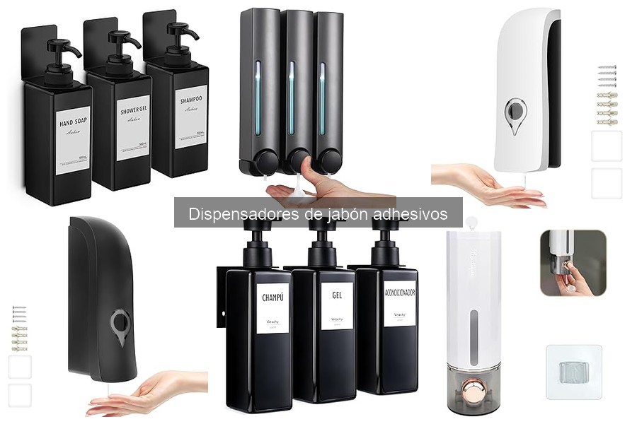 Guía para elegir el mejor dispensador de jabón adhesivo