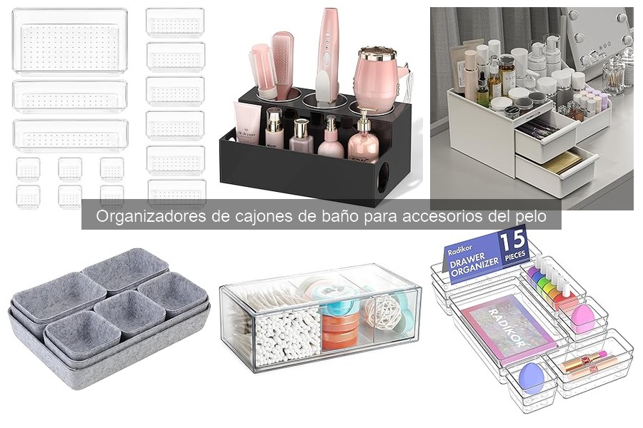 Guía para elegir el mejor organizador de cajones de baño