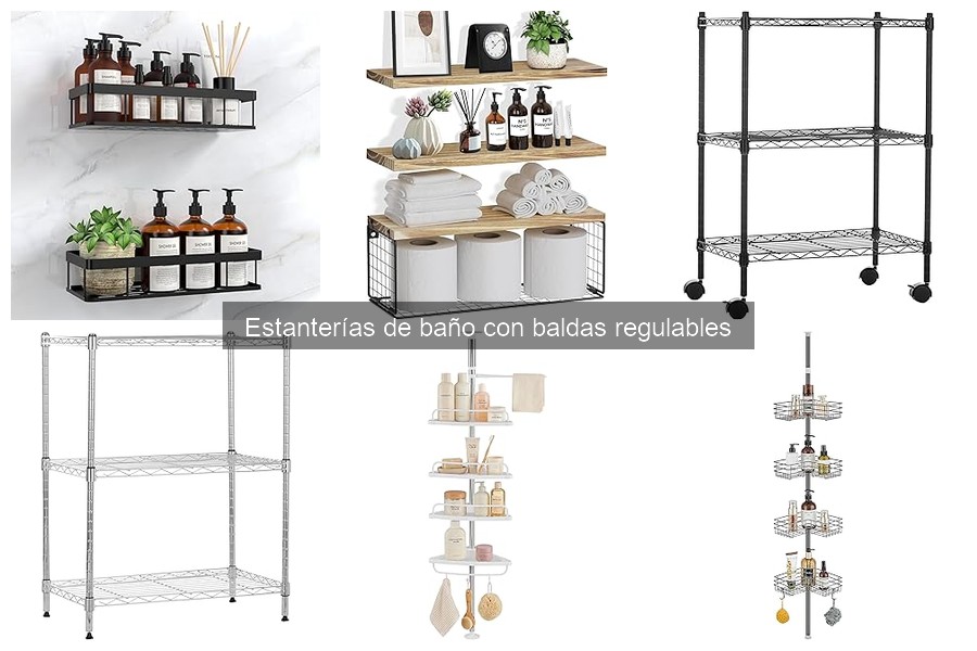 Guía para Elegir Estanterías de Baño con Baldas Regulables