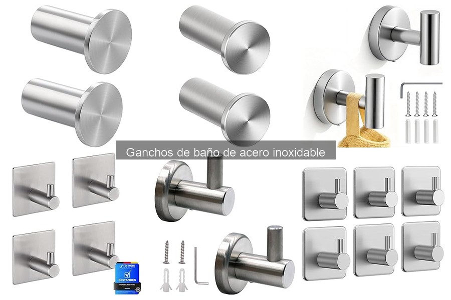 Guía para elegir ganchos de baño de acero inoxidable