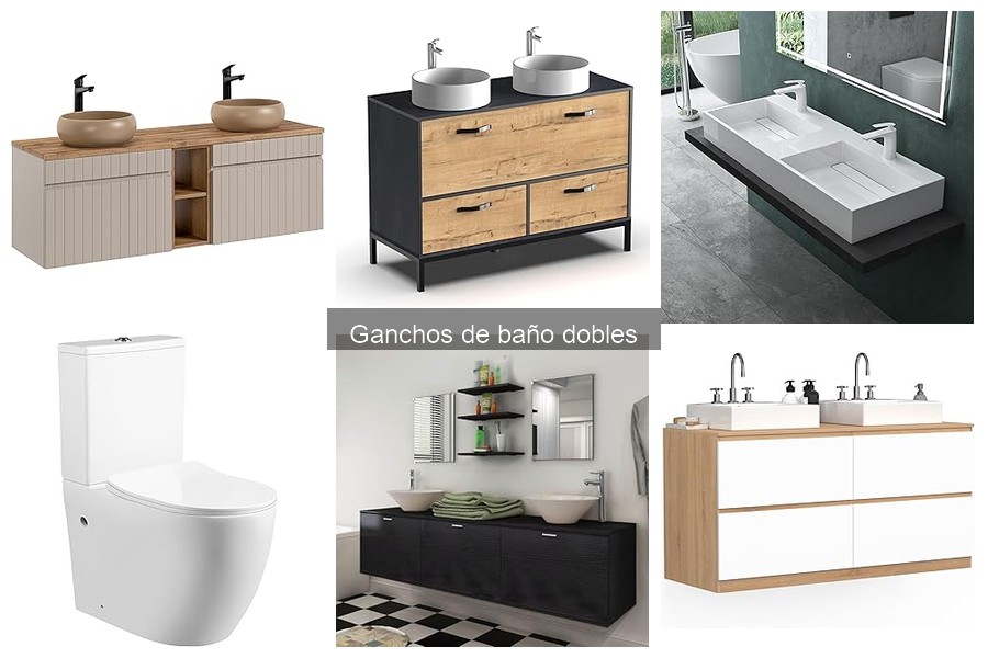 Guía para elegir ganchos de baño dobles ideales