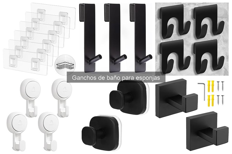 Guía para elegir ganchos de baño para esponjas