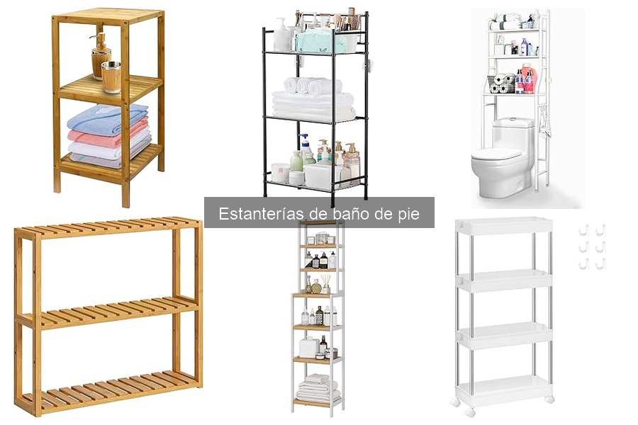 Guía para elegir la mejor estantería de baño de pie