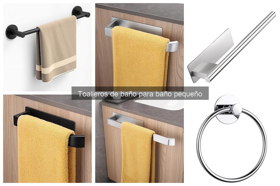 Guía para elegir toalleros de baño para espacios pequeños