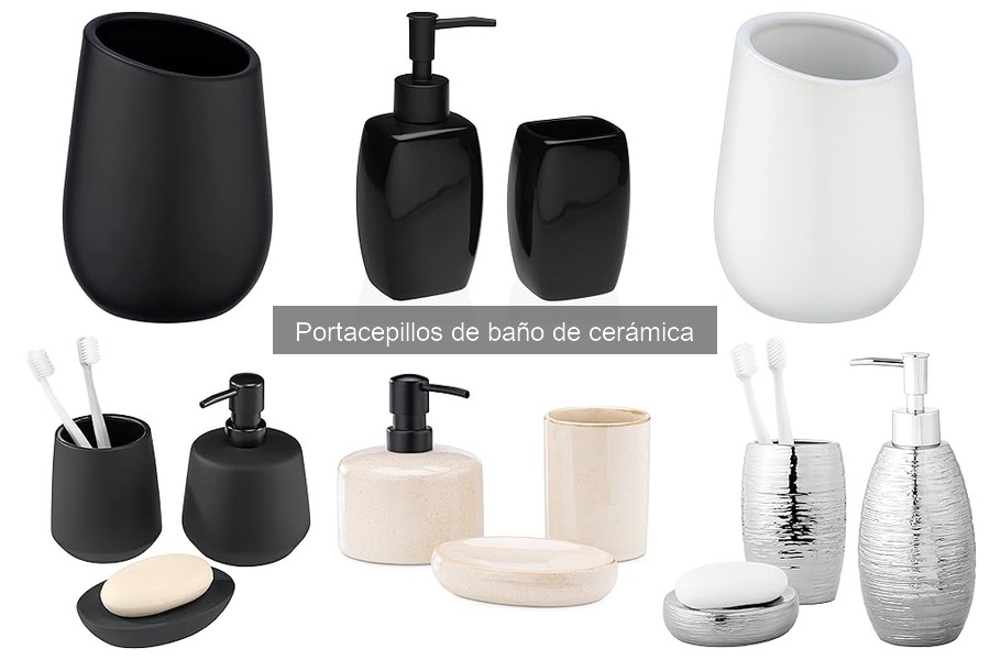 Guía para elegir un portacepillos de baño de cerámica