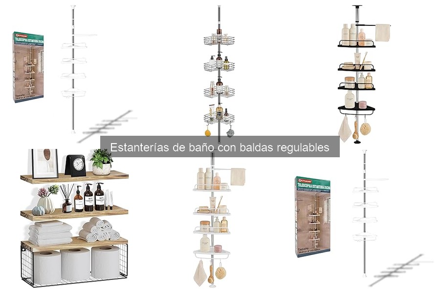 Guía para Instalar Estanterías de Baño con Baldas Regulables