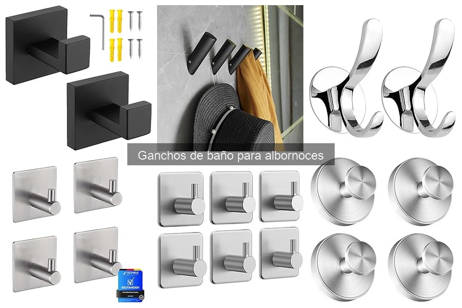 Guía para Instalar Ganchos de Baño para Albornoces