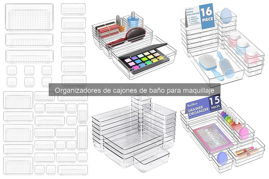 Ideas creativas para organizar maquillaje en cajones
