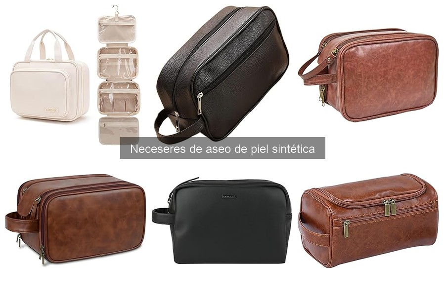 Ideas para Organizar tu Neceser de Aseo de Piel Sintética