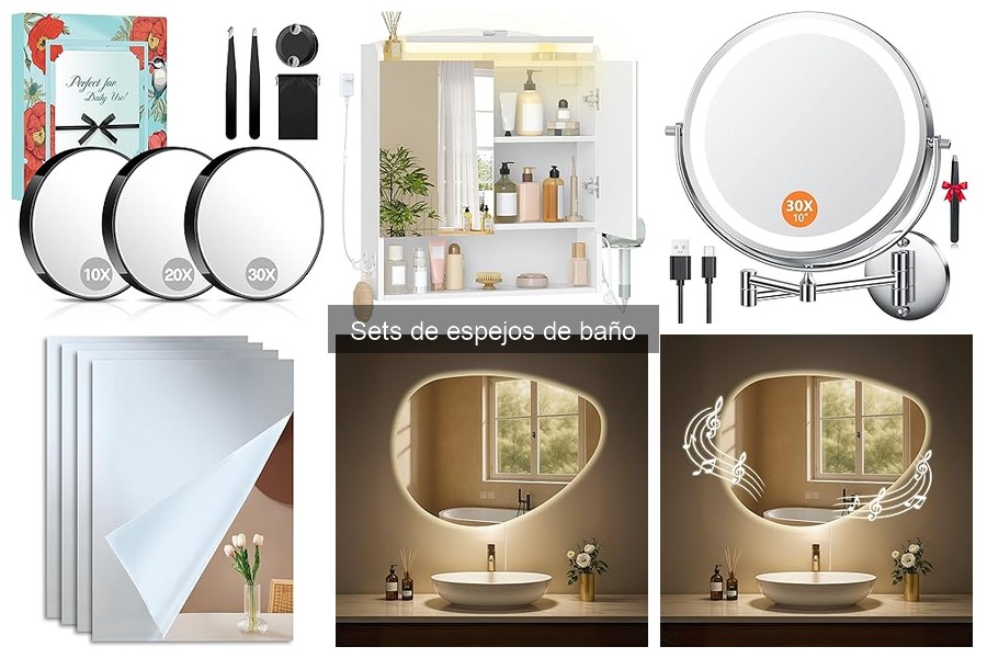 Ideas prácticas para instalar sets de espejos de baño