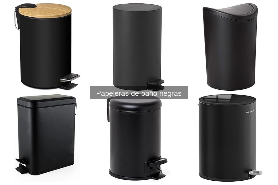 Innovaciones en Papeleras de Baño Negras: Tendencias 2023