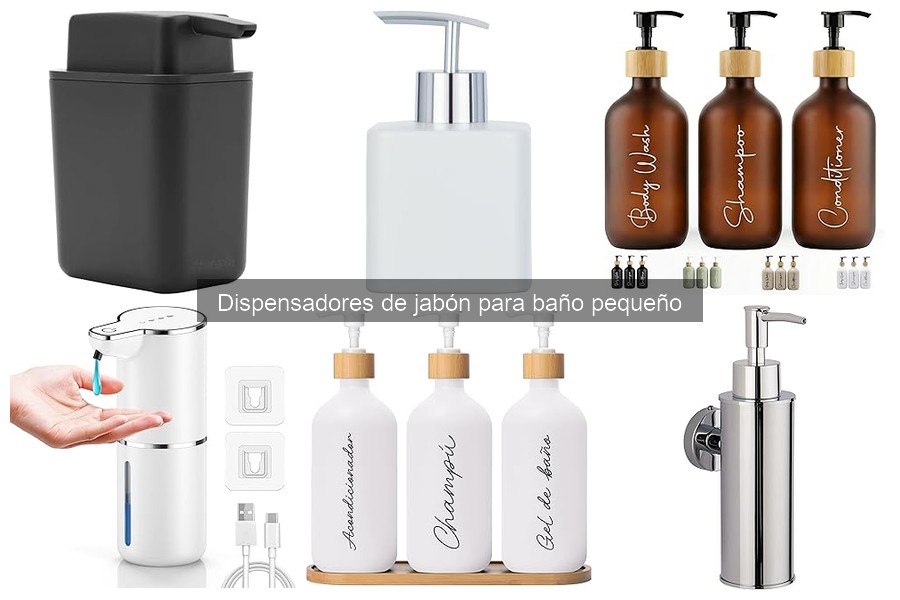 Instala un dispensador de jabón en baños pequeños fácilmente