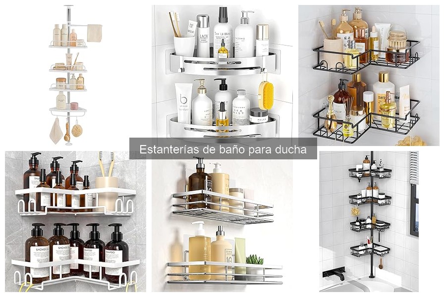 Instalación de estanterías de baño para ducha: guía completa