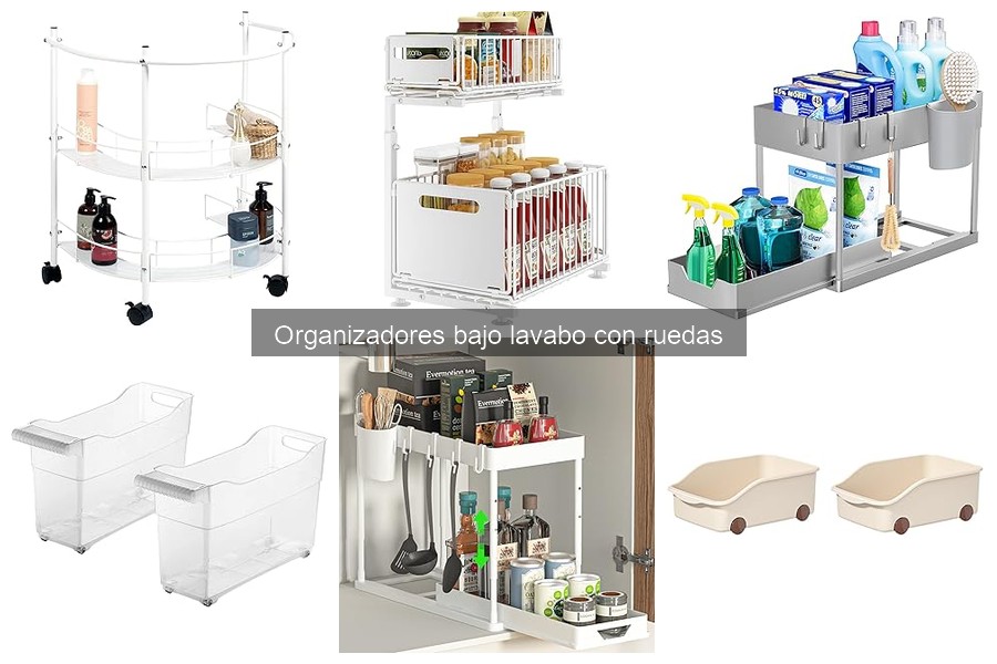 Instrucciones para Instalar un Organizador Bajo Lavabo con Ruedas