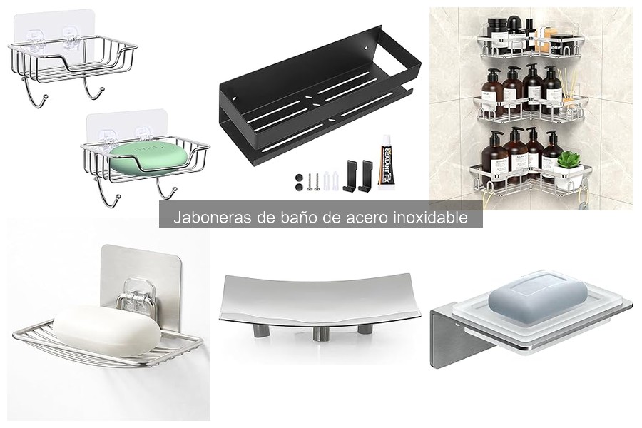 Jaboneras de acero inoxidable: ¿Son antibacteriales?