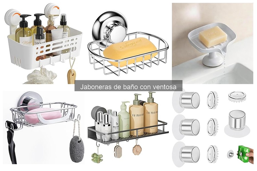 Jaboneras de baño con ventosa: ¿Qué son y cómo funcionan?