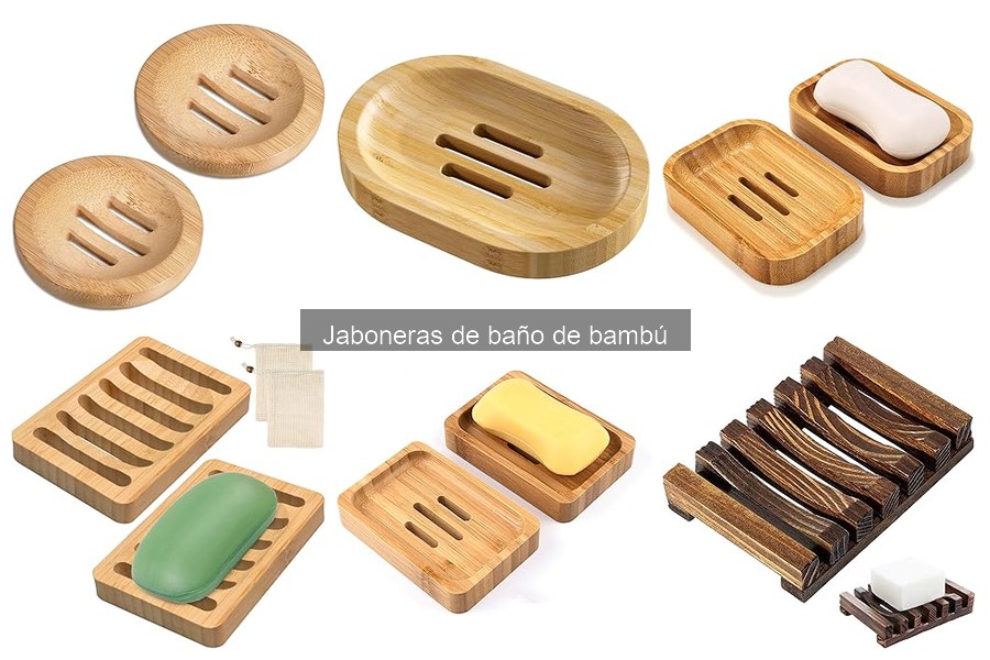 Jaboneras de Baño de Bambú: Beneficios y Características
