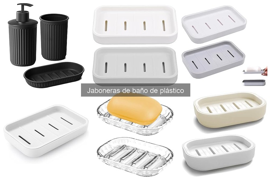 Jaboneras de baño de plástico: características y beneficios