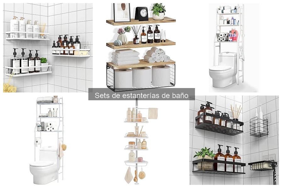Las mejores estanterías de baño para hogares con niños