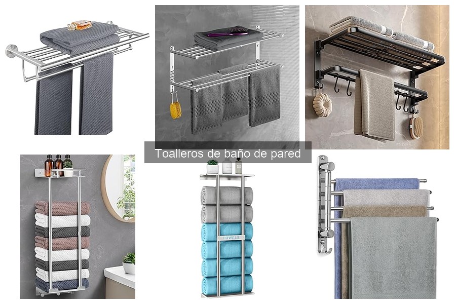 Los 5 toalleros de baño de pared más recomendados por usuarios