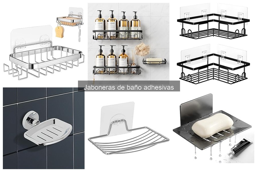 Los mejores jabones para jaboneras adhesivas en el baño