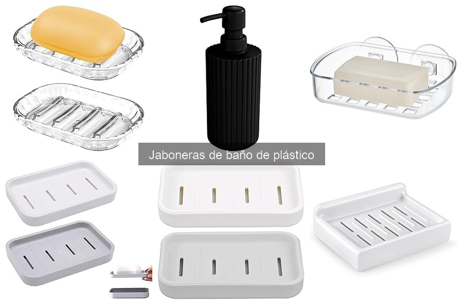 Los mejores jabones para usar con jaboneras de plástico