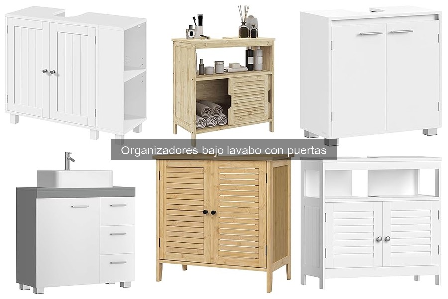Mantén tus organizadores bajo lavabo como nuevos