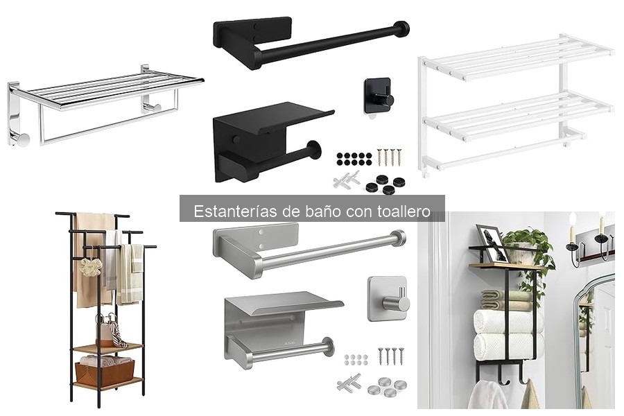 Mantenimiento de estanterías de baño con toallero: consejos útiles