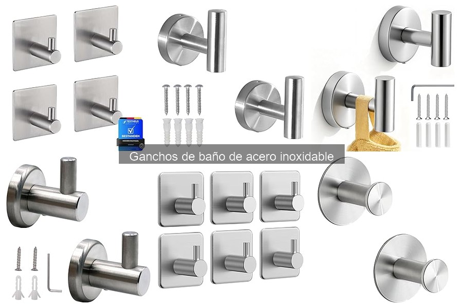 Mantenimiento de Ganchos de Baño de Acero Inoxidable