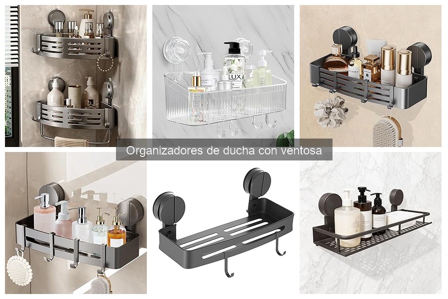 Mantenimiento de organizadores de ducha con ventosa: guía útil