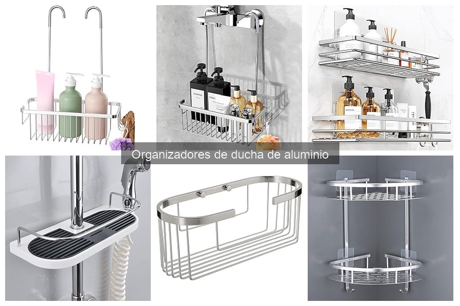 Mantenimiento de organizadores de ducha de aluminio: consejos