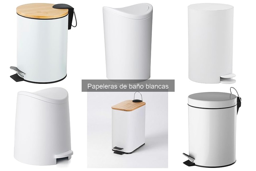 Mantenimiento de Papeleras de Baño Blancas: Consejos Útiles