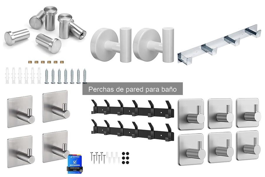 Mantenimiento de perchas de pared para baño: consejos útiles