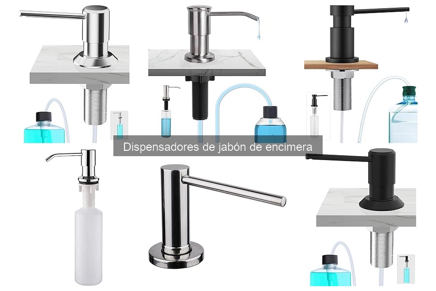 Mantenimiento y limpieza de dispensadores de jabón de encimera