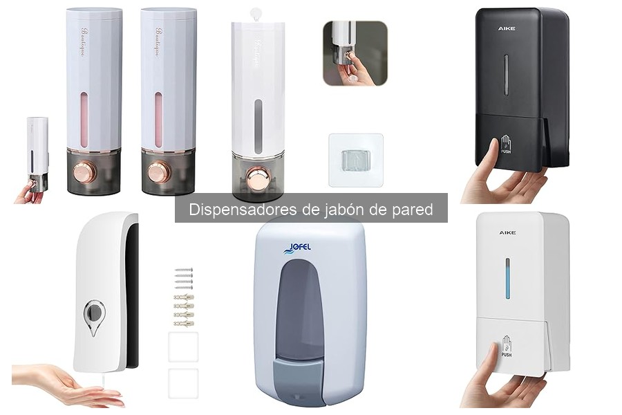 Mantenimiento y limpieza de dispensadores de jabón de pared