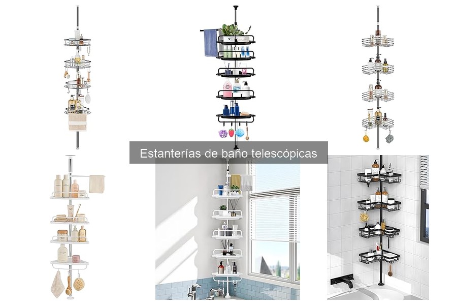 Mantenimiento y limpieza de estanterías telescópicas de baño