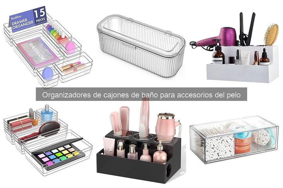 Mantenimiento y limpieza de organizadores de cajones de baño